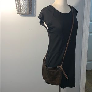 Rough and Tumble brown leather crossbody